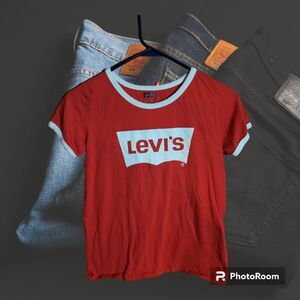 Levi's T-Shirt Kids Size 12-13yrs Red (p48)